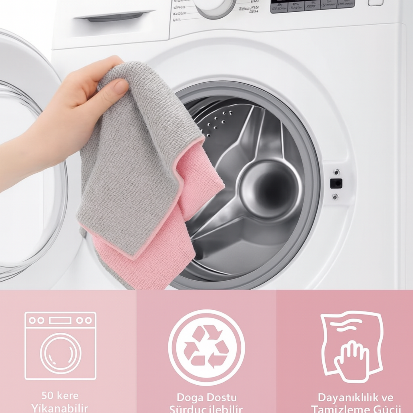 Snowly CleanX™ Mikrofiber Rulo Havlu