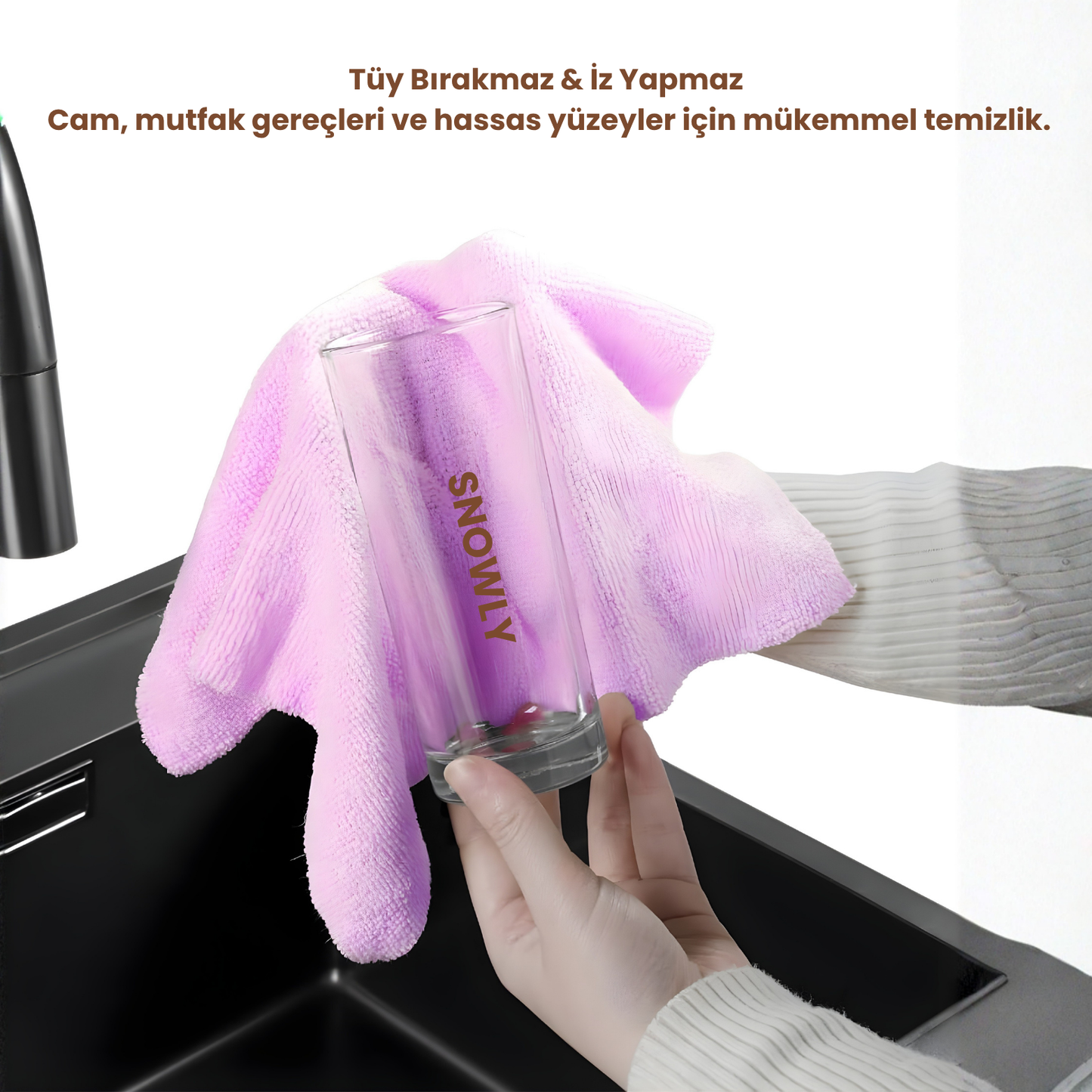 Snowly CleanX™ Mikrofiber Rulo Havlu