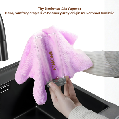 Snowly CleanX™ Mikrofiber Rulo Havlu